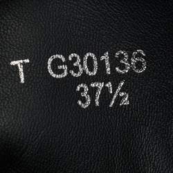 Pre Owned Chanel Multicolor Tweed Lace Wrap Ankle Boots Size 37.5