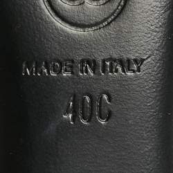 Pre Owned Chanel Black Satin Pointed Toe Pumps Size 40