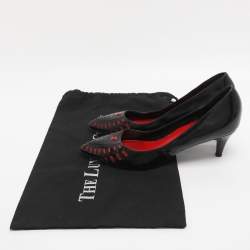 Pre Owned Chanel Black Patent Leather Pumps Size 38.5