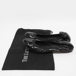 Pre Owned Chanel Black CC Ballet Flats Size 40