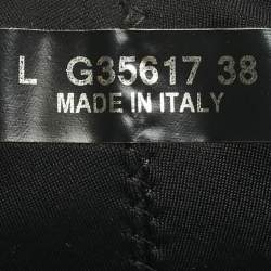 Pre Owned Chanel Multicolor Suede and Nylon CC Lace Up Sneakers Size 38