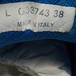 Pre Owned Chanel Multicolor Leather and Suede CC Logo Lace Up Sneakers Size 38