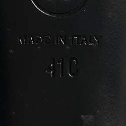 Pre Owned Chanel CC Size 41 Beige/Black Canvas and Leather Cap Toe Pumps