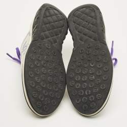 مملوكة مسبقًا Chanel Interlocking CC Size 36.5 Grey Mesh Low Top Sneakers