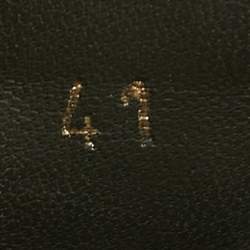 مملوكة مسبقًا شبشب شانيل فرو أرنب أسود مقاس 40