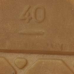 Pre Owned Chanel CC Size 40 Silver/Black Canvas and Leather Cap Toe Espadrille Flats