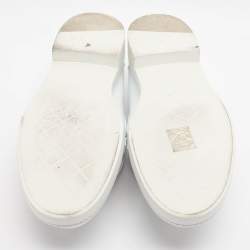 Pre Owned حذاء لوفرز شانيل جلد أبيض سي سي مقاس 39