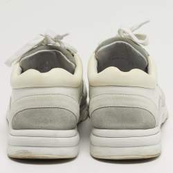 مملوكة مسبقًا Chanel CC Size 40 Multicolor Leather and Suede Low Top Sneakers