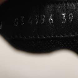 Pre Owned حذاء رياضي شانيل سي سي نايلون وجلد سويدي رمادي/أسود منخفض مقاس 39