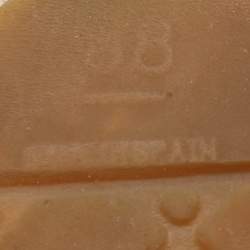 Pre Owned حذاء فلات إسبادريل شانيل كانفاس أسود/أوف وايت مزين سي سي مقدمة سوداء مقاس 38