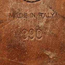 Pre Owned شبشب شانيل جلد أسود تفاصيل سلسلة مسطح مقاس 39