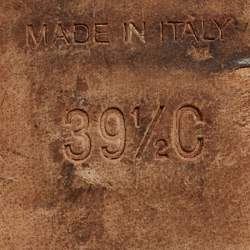 مملوكة مسبقًا حذاء باليرينا فلات شانيل مزين فيونكة جلد لامع و جلد فضي/أسود مقاس 39.5