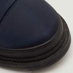 مملوكة مسبقًا Chanel Size 40.5 Blue Nylon Snow Boots