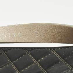 Pre Owned Chanel CC Size 39 Beige Leather Thong Flats