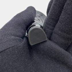 Pre Owned Chanel Cc Logo Short Boots Black Patent Leather Size 37.5C