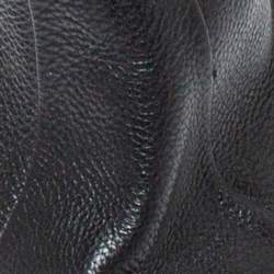 Chanel Black Leather Round Toe Block Heel High Boots Size 39