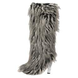 Knee High Faux Fur Yeti Boots