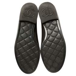 Chanel Grey Rubber CC Slip On Ankle Length Boots Size 37