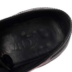 Chanel Tri Color Patent And Leather Cap Toe Lace-up Oxfords Size 40.5