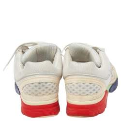 Pre Owned حذاء رياضي شان يل سي سي جلد وسويدي وشيكة متعدد الألوان برباط مقاس 39