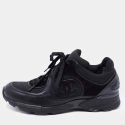 Sneakers 2025 chanel noir