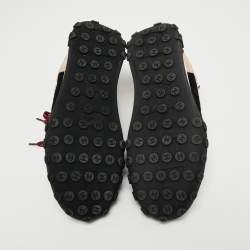 Pre Owned Chanel Multicolor Suede and Nylon CC Sneakers Size 37.5