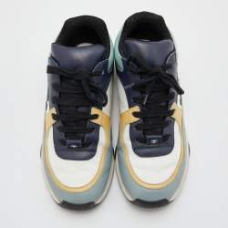Chanel Multicolor Leather CC Low Top Sneakers Size 38