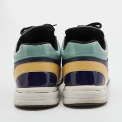 Chanel Multicolor Leather CC Low Top Sneakers Size 38