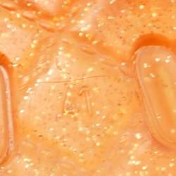 Pre Owned Chanel Orange Jelly Camellia Thong Flats Size 41