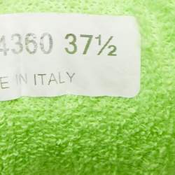 مملوكة مسبقًا Chanel Multicolor Nylon, Leather and Suede CC Low Top Sneakers Size 37.5