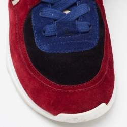 Chanel Multicolor Suede CC Low Top Sneakers Size 38