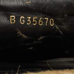 Pre Owned Chanel Black Quilted Leather CC Espadrille Flats Size 40