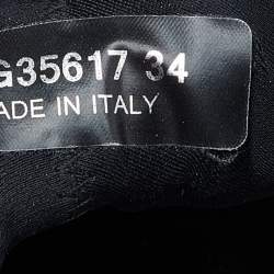 Pre Owned حذاء رياضي شانيل أربطة شعار CC قطيفة أسود مقاس 39