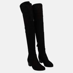 Chanel  Women's Leather Boots - Black - EU 37.5
