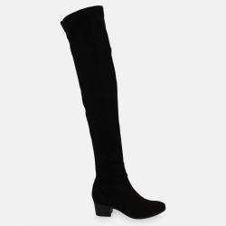 Chanel  Women's Leather Boots - Black - EU 37.5