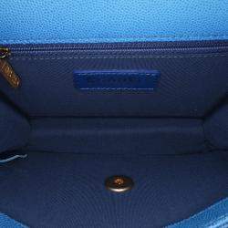 Chanel Blue Quilted Caviar Sunset On The Sea Flap Belt Bag