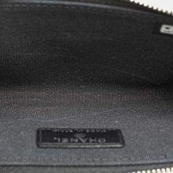 Chanel Black CC Quilted Lambskin Coin and Card Case Bag
