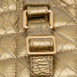 Quilted Croc Embossed Metallic Calfskin Easy Trip Belt Bag