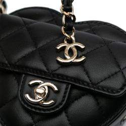 Chanel Mini Lambskin CC in Love Heart Belt Bag