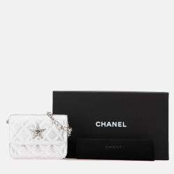Chanel Metallic Lambskin Crystal Star Chain Belt Bag
