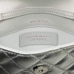 Chanel Metallic Lambskin Crystal Star Chain Belt Bag
