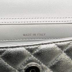 Chanel Metallic Lambskin Crystal Star Chain Belt Bag