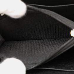 Pre Owned Chanel Black Quilted Lambskin CC Crystal Coin Pouch