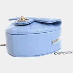 Pre Owned Chanel Mini Lambskin CC in Love Heart Belt Bag