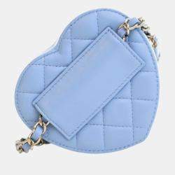 Pre Owned Chanel Mini Lambskin CC in Love Heart Belt Bag
