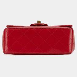 Pre Owned Chanel Micro Classic Lambskin Belt Bag