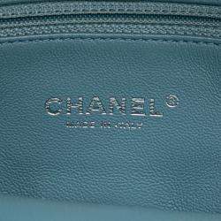 Pre Owned Chanel Mini Blue Sequins and Lambskin Waterfall Backpack