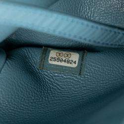Pre Owned Chanel Mini Blue Sequins and Lambskin Waterfall Backpack