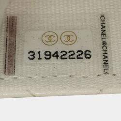 Pre Owned Chanel White Punk Chain Leather Belt Bag