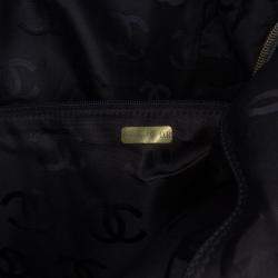 Pre Owned Chanel Blue CC Denim Travel Bag